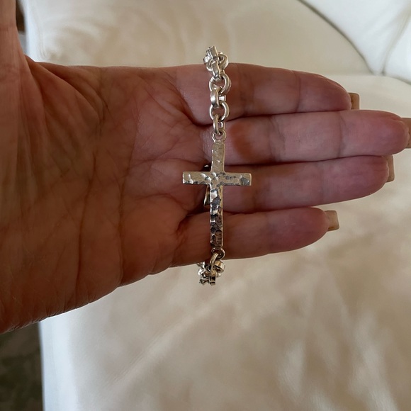 Inspiranza Design Jewelry Cross Sterling Silver Bracelet From Inspiranza Design Poshmark